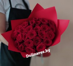 Букет роз "Пылкий" 25 роз