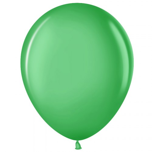 Латексный шар с гелием "Зелёный" 12" (30 см)