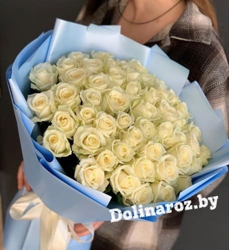 Букет цветов "Светлый День" 51 роза