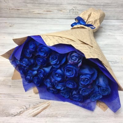 Букет цветов"Синева" 31 роза