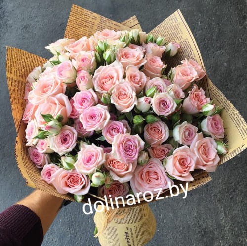 Букет цветов "Изюм" Кустовые розы