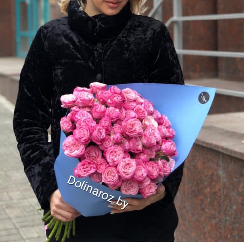 Букет цветов "Леди" Кустовые розы
