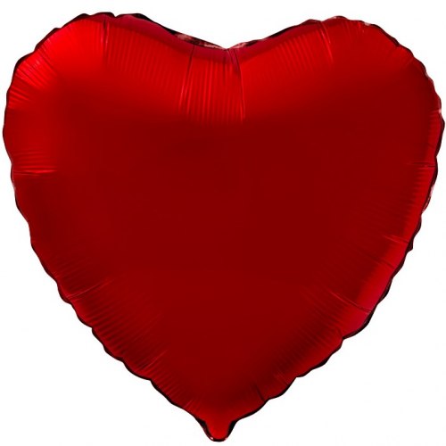 Фольгированный шар "Красное Сердце" 18″ (46 см)