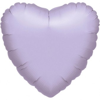 Фольгированный шар "Сиреневое Сердце" 18″ (46 см)