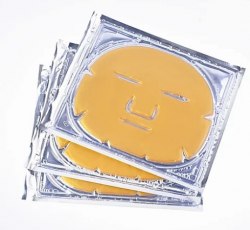 Маска для обличчя з колагеном і биозолотом 24К Active Gold Collagen face Mask BIOAQUA 80 гр
