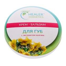Крем-бальзам для губ з екстрактом калгана Healer Cosmetics 10 г