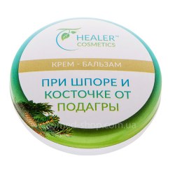 Крем-бальзам при шпорі і кісточці від подагри Healer Cosmetics 10 г