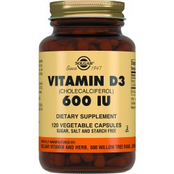 Витамин D3 капс. 600 МЕ Solgar №120