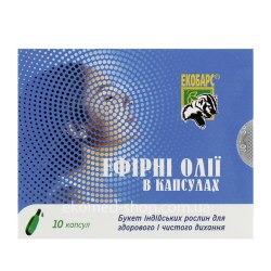 Олії ефірні капсули Екобарс 280 мг № 10