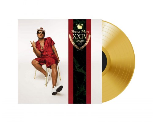 Виниловая пластинка BRUNO MARS - 24K MAGIC (5th Anniversary) (Limited Gold Vinyl/Gatefold)