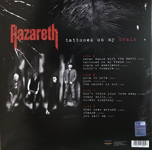 Виниловая пластинка NAZARETH - TATTOOED ON MY BRAIN (ONLY IN RUSSIA) (LIMITED, COLOUR, 2 LP, 180 GR)