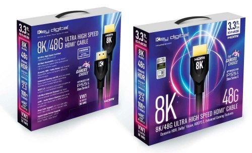 HDMI кабель Key Digital KD-PRO8K3BX (1м) (S)