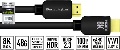 HDMI кабель Key Digital KD-PRO8K10BX (3м) (S)