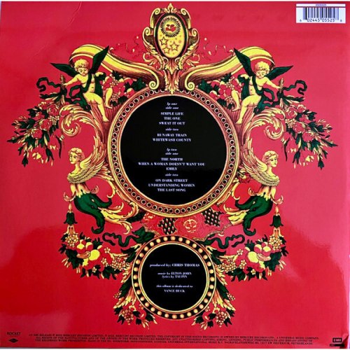 Виниловая пластинка Elton John - The One (Black Vinyl 2LP)