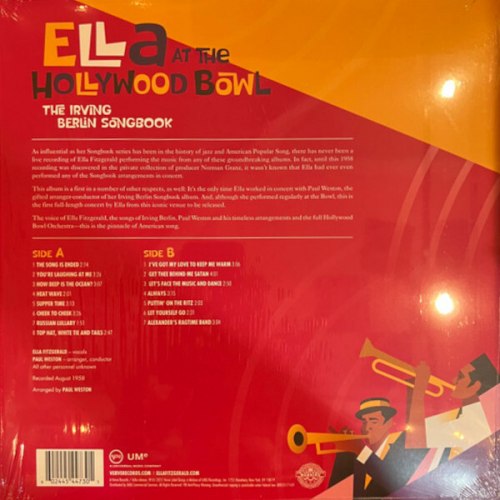 Виниловая пластинка ELLA FITZGERALD - The Irving Berlin Songbook (Black Vinyl LP)