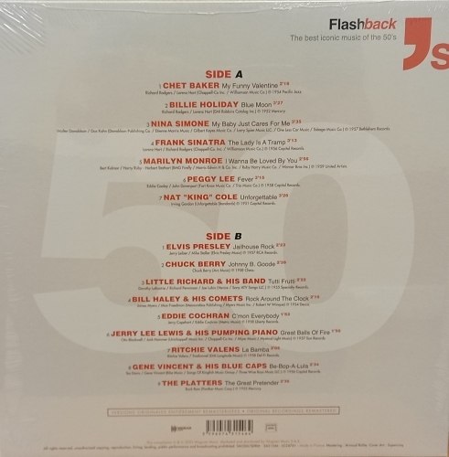 Виниловая пластинка VARIOUS ARTISTS - Flashback 50's The Best Iconic Music Of The 80's
