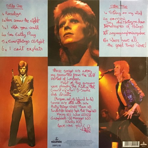 Виниловая пластинка David Bowie - Pinups (Half Speed) (Black Vinyl LP)