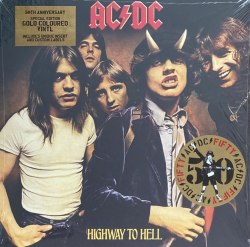 Виниловая пластинка AC/DC - HIGHWAY TO HELL (50th Anniversary)(Coloured Gold Vinyl)