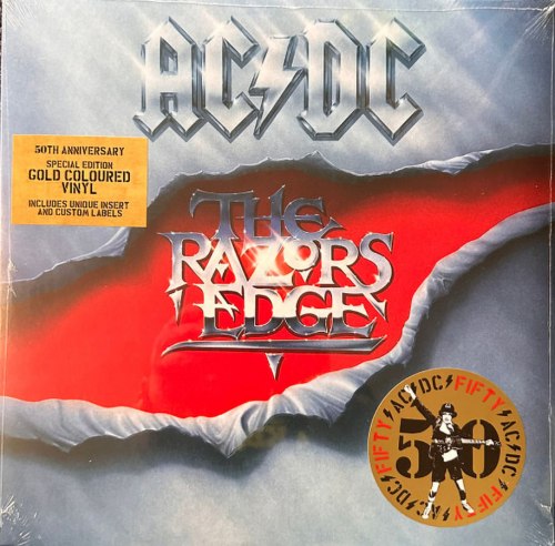 Виниловая пластинка AC/DC - The Razors Edge (50th Anniversary)(Coloured Gold Vinyl)