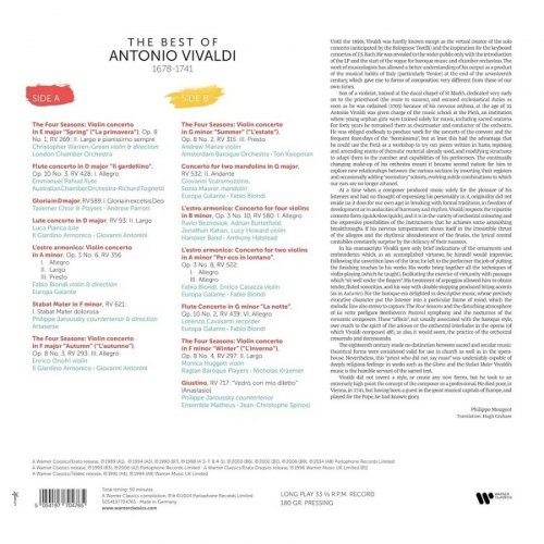 Виниловая пластинка VARIOUS ARTISTS - The Best Of Antonio Vivaldi (LP)
