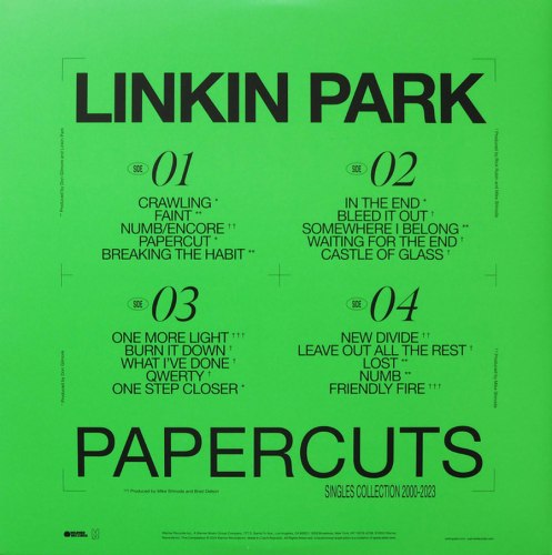 Виниловая пластинка LINKIN PARK - PAPERCUTS (2 LP)