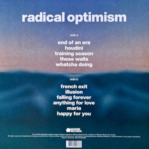 Виниловая пластинка Dua Lipa - Radical Optimism (Coloured Vinyl)