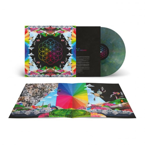 Виниловая пластинка COLDPLAY - A HEAD FULL OF DREAMS (RECYCLED COLOURED VINYL)