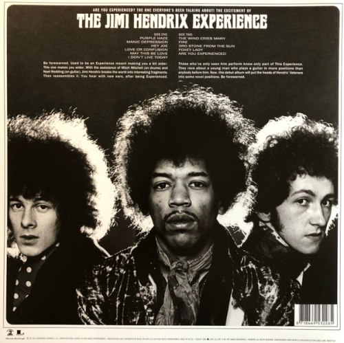 Виниловая пластинка JIMI HENDRIX EXPERIENCE - ARE YOU EXPERIENCED (180 Gram Black Vinyl LP)