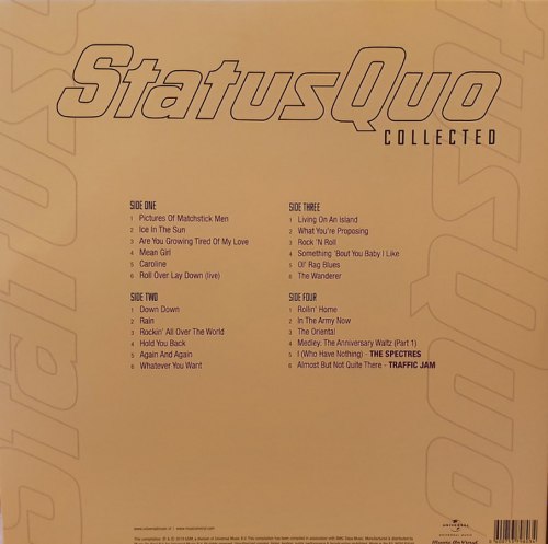 Виниловая пластинка Status Quo - Collected (2LP)