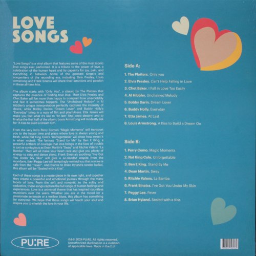 Виниловая пластинка VARIOUS ARTISTS - Love Songs (Only In Russia) (Coloured Vinyl)(LP)