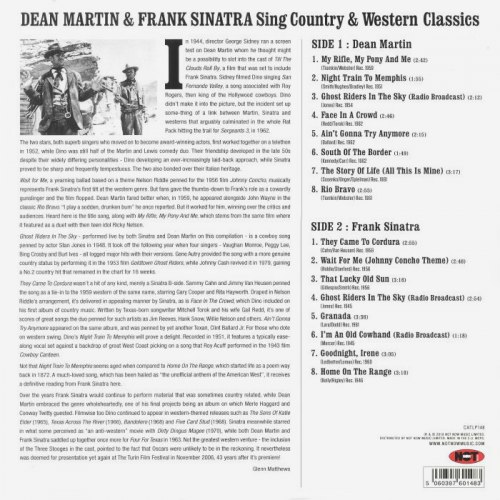 Виниловая пластинка DEAN MARTIN & FRANK SINATRA - SINGS COUNTRY & WESTERN CLASSICS