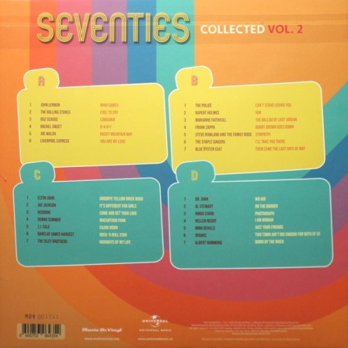 Виниловая пластинка VARIOUS ARTISTS - Seventies Collected Vol. 2 (Coloured Vinyl)(2LP)