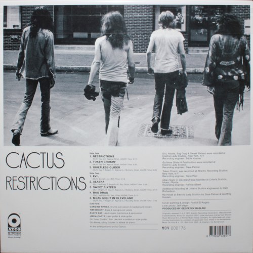 Виниловая пластинка Cactus - Restrictions (Coloured Vinyl)(LP)