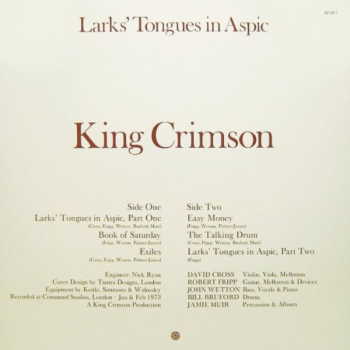 Виниловая пластинка King Crimson – Larks’ Tongues In Aspic (LP)