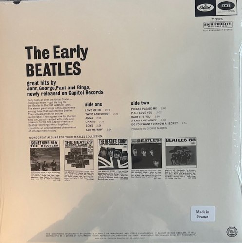 Виниловая пластинка BEATLES - The Early Beatles