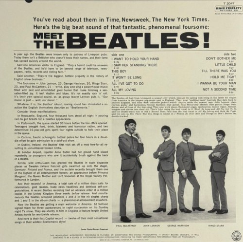 Виниловая пластинка BEATLES - Meet The Beatles! (LP)