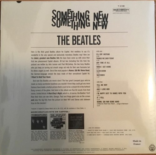 Виниловая пластинка BEATLES - Something New (LP)