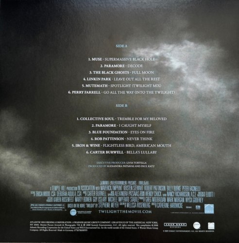 Виниловая пластинка Саундтрек - Twilight (Motion Picture Soundtrack)(Coloured Vinyl)(LP)
