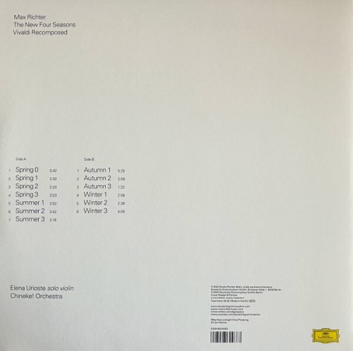 Виниловая пластинка MAX RICHTER - The New Four Seasons Vivaldi Recomposed (LP)
