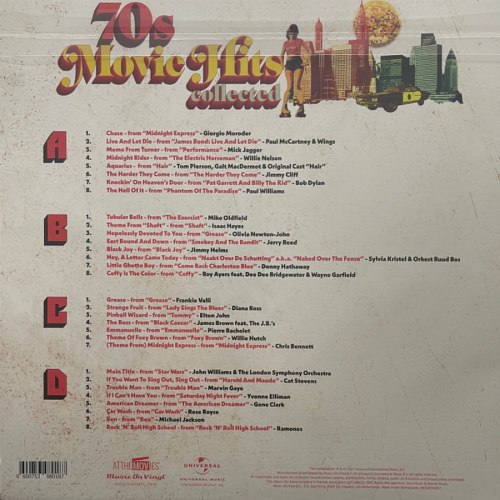 Виниловая пластинка VARIOUS ARTISTS - 70s Movie Hits Collected (Coloured Vinyl)(2LP)