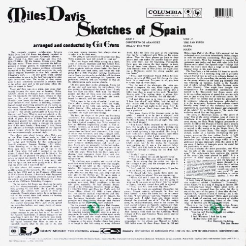 Виниловая пластинка Miles Davis - Sketches Of Spain (Coloured Vinyl)(LP)