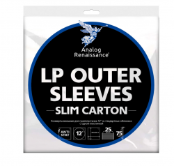 Конверты внешние для виниловых пластинок Analog Renaissance LP Outer Sleeves 12" Slim Carton