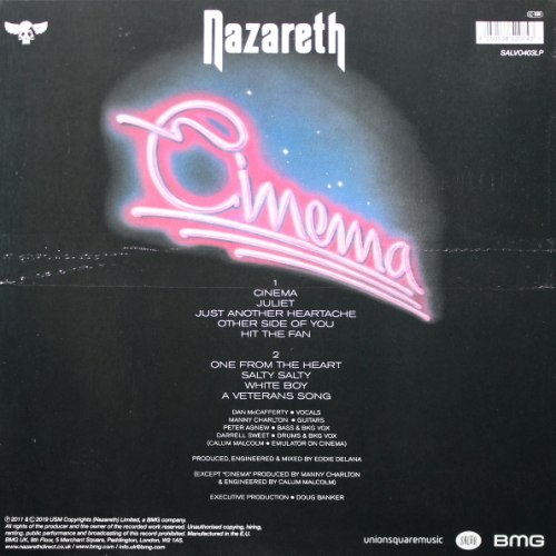 Виниловая пластинка NAZARETH - Cinema (Coloured Vinyl LP)
