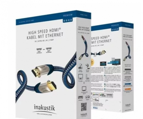 Кабели HDMI Inakustik HDMI Premium 1.5m