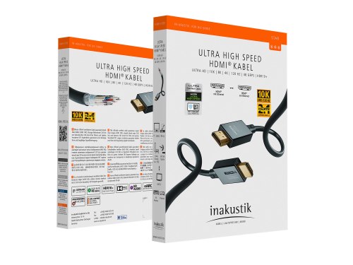 Кабели HDMI Inakustik Star II HDMI2.1 1,5m