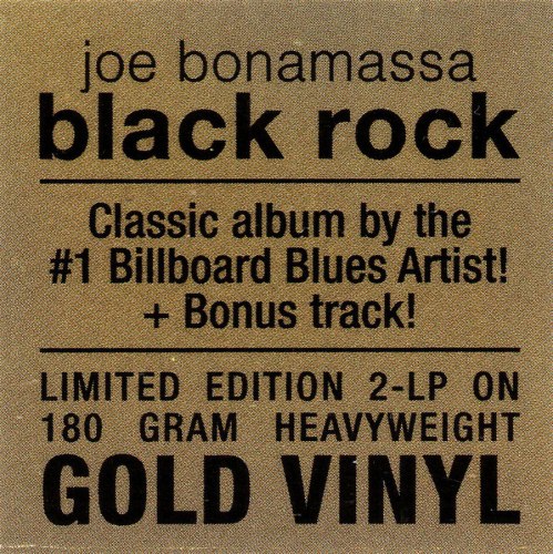 Виниловая пластинка JOE BONAMASSA - Black Rock (Coloured Vinyl)(2LP)