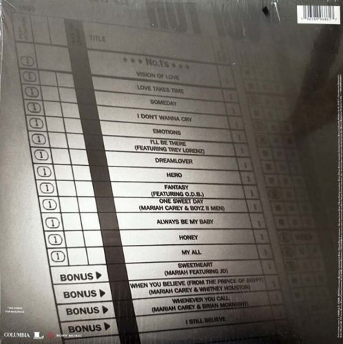 Виниловая пластинка MARIAH CAREY - #1's (Coloured Vinyl)(2LP)