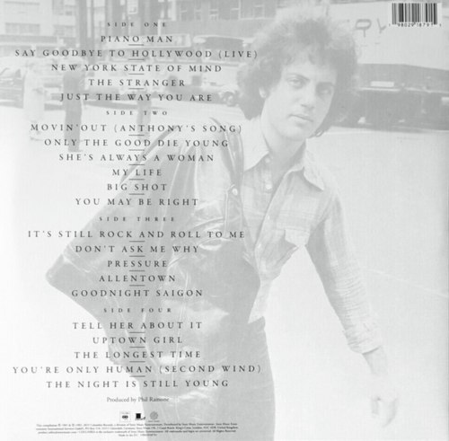 Виниловая пластинка BILLY JOEL - Greatest Hits Volume I & II (40th Anniversary Edition)(2LP)