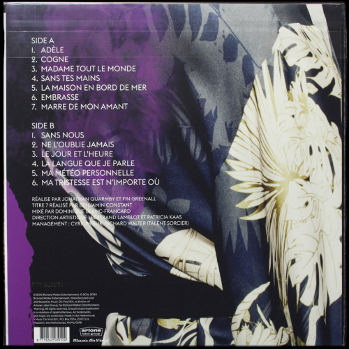 Виниловая пластинка Patricia Kaas - Patricia Kaas (coloured vinyl, + booklet)