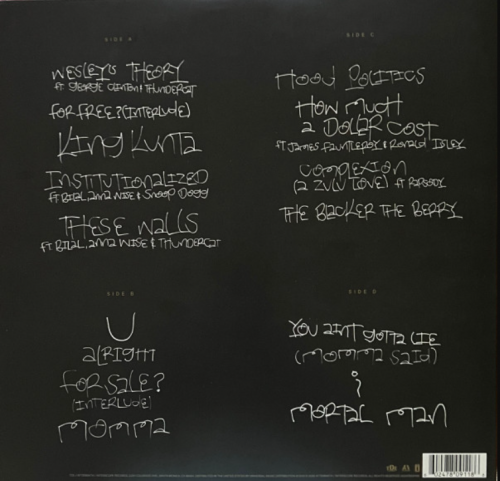 Виниловая пластинка KENDRICK LAMAR - To Pimp A Butterfly (alternative artwork) (Black Vinyl 2LP)